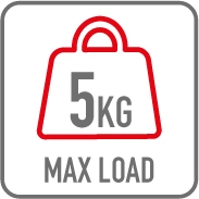 Maksymalna ładowność jednej sakwy 5 kg